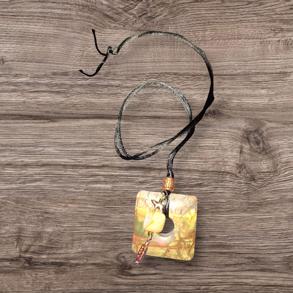 Artisan Multicolor Pendant Necklace